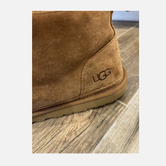 MEN'S UGG NEUMEL SUEDE BOOT CHESTNUT BROWN SIZE 12 3236 - Picture 7 of 16